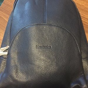 Novenka Backpack Pocketbook NWOT - Navy w/ Gold Accents